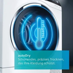 Siemens WQ33G2D40 IQ500 Wärmepumpen-Trockner, 8 Kg, AutoDry-Technologie Schonendes Und Präzises Trocknen, Super40'-Programm, SoftDry Trommelsystem Sanftes Und Schonendes Trocknen Weiß -Siem Kuchenartikel Verkaufsladen unnamed file 1193