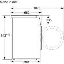 Siemens WQ33G2D40 IQ500 Wärmepumpen-Trockner, 8 Kg, AutoDry-Technologie Schonendes Und Präzises Trocknen, Super40'-Programm, SoftDry Trommelsystem Sanftes Und Schonendes Trocknen Weiß -Siem Kuchenartikel Verkaufsladen unnamed file 1194