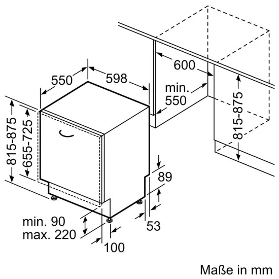 Siemens SE61HX08VE Geschirrspüler 60cm Vollintegriert 3 Siemens SE61HX08VE Geschirrspüler 60cm Vollintegriert