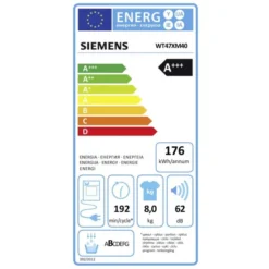 Siemens IQ700 WT47XM40 Wärmepumpentrockner - Weiß