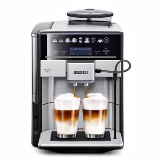 Siemens EQ.6 Plus TE657313RW, Espressomaschine, 1,7 L, Kaffeebohnen, Eingebautes Mahlwerk, 1500 W, Schwarz, Silber 3 Siemens EQ.6 Plus TE657313RW, Espressomaschine, 1,7 L, Kaffeebohnen, Eingebautes Mahlwerk, 1500 W, Schwarz, Silber