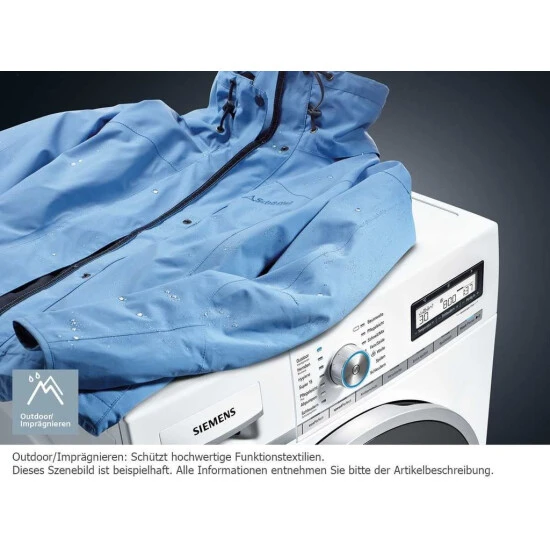 Siemens WD14U512 IQ500 Waschtrockner / 10 Waschen /6 Kg Trocknen / C / 1400 U/min / SpeedPack Wash + Dry / Outdoor Imprägnieren / IQdrive Motor 8 Siemens WD14U512 IQ500 Waschtrockner / 10 Waschen /6 Kg Trocknen / C / 1400 U/min / SpeedPack Wash + Dry / Outdoor Imprägnieren / IQdrive Motor – Bild 6