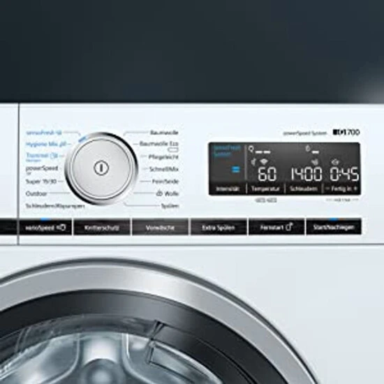 Siemens WG54G105EM IQ500 Waschmaschine, 10 Kg, 1400 UpM, Antiflecken-System Entfernt 4 Fleckenarten, Outdoor-Programm Schonende Reinigung, SpeedPack L Beschleunigen Sie Ihre Programme Weiß 10 Siemens WG54G105EM IQ500 Waschmaschine, 10 Kg, 1400 UpM, Antiflecken-System Entfernt 4 Fleckenarten, Outdoor-Programm Schonende Reinigung, SpeedPack L Beschleunigen Sie Ihre Programme Weiß – Bild 8