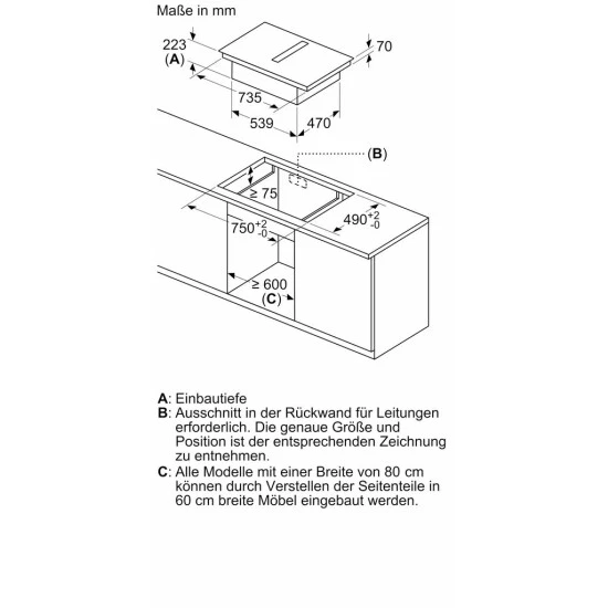 Siemens EX875LX57E InduktionsKochfeld Mit Dunstabzug 80cm EEK:B 7 Siemens EX875LX57E InduktionsKochfeld Mit Dunstabzug 80cm EEK:B – Bild 5