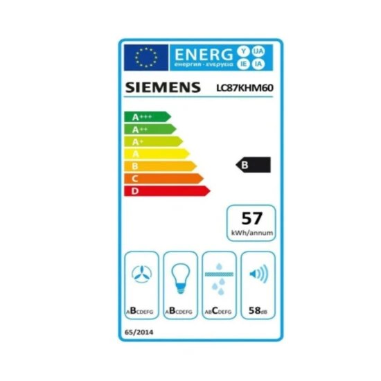 Siemens LC87KHM60 IQ300 Wand-Esse / 79 Cm / LED-Beleuchtung / Extrem Leise / TouchControl / Glas, Lackiert, Edelstahl 15 Siemens LC87KHM60 IQ300 Wand-Esse / 79 Cm / LED-Beleuchtung / Extrem Leise / TouchControl / Glas, Lackiert, Edelstahl – Bild 13