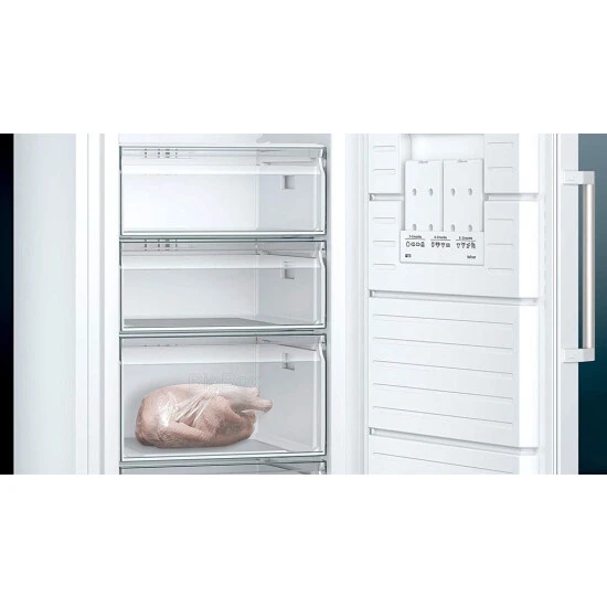 Siemens GS58NDWDP IQ500 Freistehender Gefrierschrank / D / 222 KWh/Jahr / 366 L / NoFrost / BigBox / LED-Innenbeleuchtung / SuperFreezing 5 Siemens GS58NDWDP IQ500 Freistehender Gefrierschrank / D / 222 KWh/Jahr / 366 L / NoFrost / BigBox / LED-Innenbeleuchtung / SuperFreezing – Bild 3