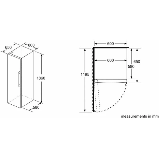 Siemens IQ300 KS36VVWEP Kühlschränke - Weiß 14 Siemens IQ300 KS36VVWEP Kühlschränke - Weiß – Bild 12