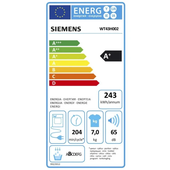 Siemens IQ300 WT43H002 Wärmepumpentrockner - Weiß 3 Siemens IQ300 WT43H002 Wärmepumpentrockner - Weiß