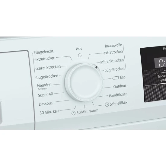 Siemens IQ300 WT43H002 Wärmepumpentrockner - Weiß 5 Siemens IQ300 WT43H002 Wärmepumpentrockner - Weiß – Bild 3