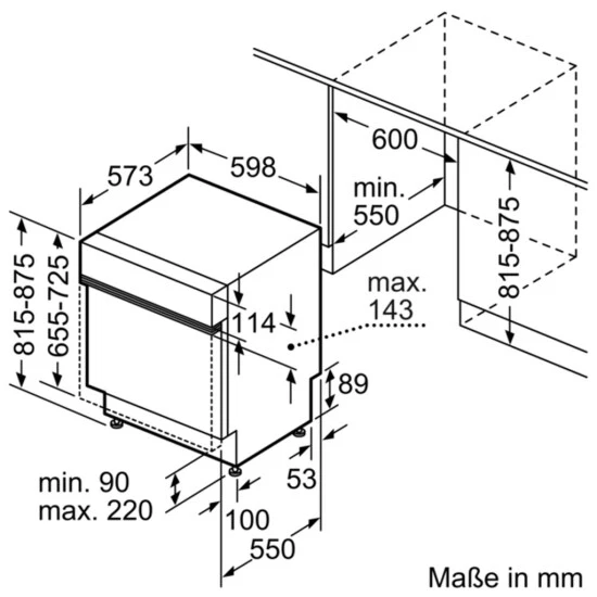 Siemens Einbau-Geschirrspüler BC SN53HS55BE Integriert Ed 60cm IQ300 9 Siemens Einbau-Geschirrspüler BC SN53HS55BE Integriert Ed 60cm IQ300 – Bild 7