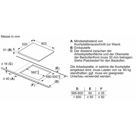 Siemens EX675LEC1E Induktionskochfeld 60cm VarioInduktion 4 Siemens EX675LEC1E Induktionskochfeld 60cm VarioInduktion – Bild 2