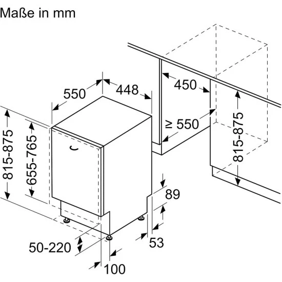 Siemens SR93EX28LE IQ300 Vollintegrierter Geschirrspüler / D / 63 KWh / 9 MGD / Smart Home Kompatibel Via Home Connect / Hygiene Plus Programm / VarioSpeed Plus 11 Siemens SR93EX28LE IQ300 Vollintegrierter Geschirrspüler / D / 63 KWh / 9 MGD / Smart Home Kompatibel Via Home Connect / Hygiene Plus Programm / VarioSpeed Plus – Bild 9