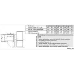 Siemens KG39E8XBA IQ500 Freihstehende Kühl-Gefrier-Kombination/B / 119 KWh/Jahr / 249 L/hyperFresh Frischesystem/lowFrost/LED-Innenbeleuchtung/bigBox -Siem Kuchenartikel Verkaufsladen unnamed file 275