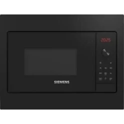 Siemens IQ300 BF523LMB3, Integriert, Solo-Mikrowelle, 20 L, 800 W, Drehregler, Berührung, Schwarz, Edelstahl