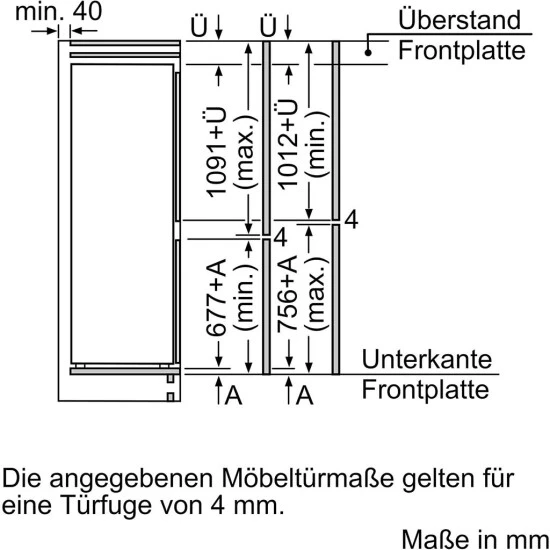 Siemens KI86VVSE0 IQ300 Einbau Kühl-Gefrier-Kombination / E / 229 KWh/Jahr / 183 L / HyperFresh Frischesystem / LowFrost / LED-Innenbeleuchtung / BigBox / Schlepptür 11 Siemens KI86VVSE0 IQ300 Einbau Kühl-Gefrier-Kombination / E / 229 KWh/Jahr / 183 L / HyperFresh Frischesystem / LowFrost / LED-Innenbeleuchtung / BigBox / Schlepptür – Bild 9