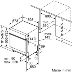Siemens IQ300 SN53ES15AE Teilintegrierter Geschirrspüler - 60 Cm, DosierAssistent, Edelstahl, -Siem Kuchenartikel Verkaufsladen unnamed file 3227