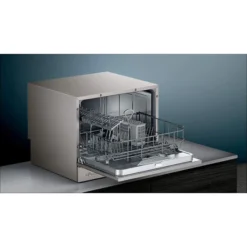Siemens SK26E822EU IQ300 Freistehender Kompakt-Geschirrspüler / F / 61 KWh / 6 MGD / VarioSpeed / Glas 40° Programm / AquaStop -Siem Kuchenartikel Verkaufsladen unnamed file 3414