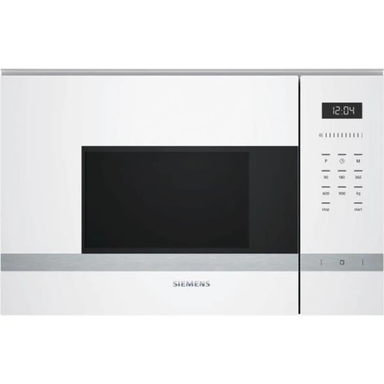 Siemens IQ500 BF555LMW0, Built-in (placement), Solo-Mikrowelle, 25 L, 900 W, Knöpfe, Berührung, Weiß 3 Siemens IQ500 BF555LMW0, Built-in (placement), Solo-Mikrowelle, 25 L, 900 W, Knöpfe, Berührung, Weiß