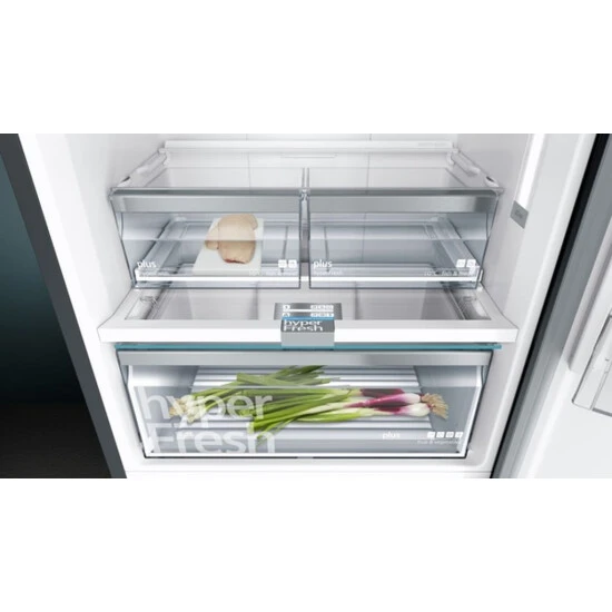 Siemens KG49NAXDP IQ500 Freistehende Kühl-Gefrier-Kombination Mit Gefrierbereich Unten 203 X 70 Cm BlackSteel 7 Siemens KG49NAXDP IQ500 Freistehende Kühl-Gefrier-Kombination Mit Gefrierbereich Unten 203 X 70 Cm BlackSteel – Bild 5