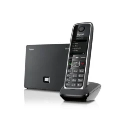 Siemens Gigaset C530 IP, IP-Telefon, Schwarz, Kabelloses Mobilteil, Tisch/Wand, 50 M, 300 M