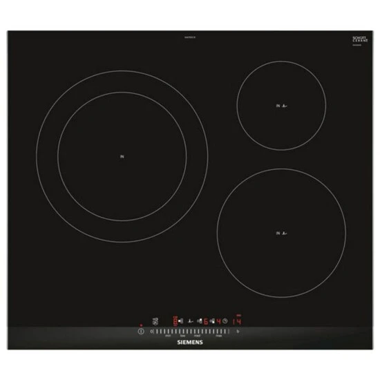 Induktionskochfeld Siemens AG EH675FJC1E 60 Cm Schwarz (3 Kochbereiche) 3 Induktionskochfeld Siemens AG EH675FJC1E 60 Cm Schwarz (3 Kochbereiche)