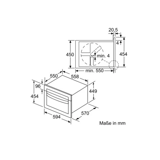 Siemens CM585AMS0 Kompaktbackofen 900W 9 Siemens CM585AMS0 Kompaktbackofen 900W – Bild 7