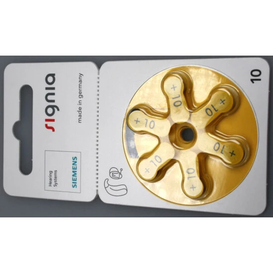 Siemens/ Signia 10 Hörgeräte Batterien 30 Stück 3 Siemens/ Signia 10 Hörgeräte Batterien 30 Stück