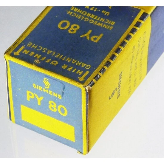 Elektronenröhre PY80 Siemens ID10632 3 Elektronenröhre PY80 Siemens ID10632