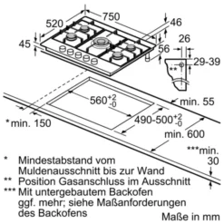 Siemens ER7A6RD70D Gas-Kochstelle 75cm -Siem Kuchenartikel Verkaufsladen unnamed file 4955