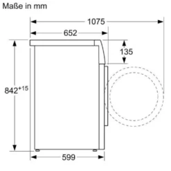 Siemens WQ33G2DEX Wäschetrockner Weiß 8kg LED-Display Kondensation EEK: -Siem Kuchenartikel Verkaufsladen unnamed file 5077