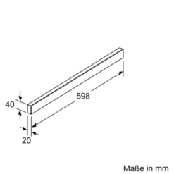 Siemens Griffleiste, Schwarz LZ46561 -Siem Kuchenartikel Verkaufsladen unnamed file 5189