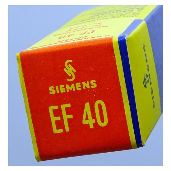 EF40 Rimlock-Pentode, Mesh. Eine Radioröhre Von Siemens. ID21347 3 EF40 Rimlock-Pentode, Mesh. Eine Radioröhre Von Siemens. ID21347