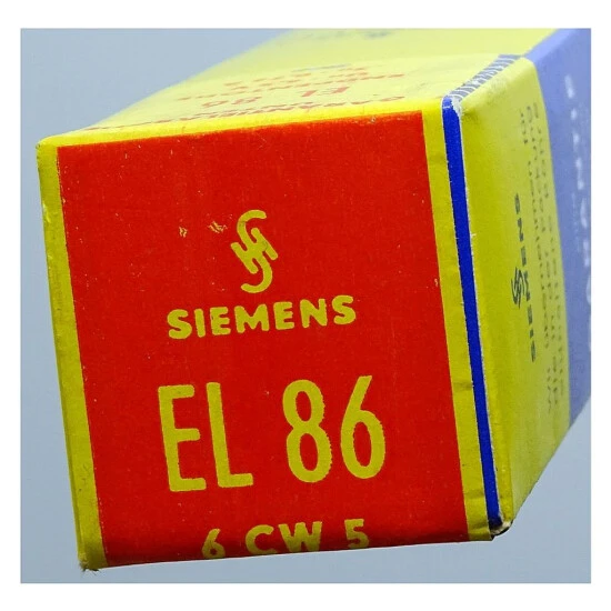 EL86 Pentode. Eine Radioröhre Von Siemens. ID21339 3 EL86 Pentode. Eine Radioröhre Von Siemens. ID21339