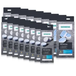 8x Siemens EQ.series Pflegeset Entkalker TZ80002A & Reinigungstabletten TZ80001A