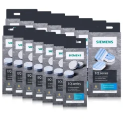 7x Siemens EQ.series Pflegeset Entkalker TZ80002A & Reinigungstabletten TZ80001A