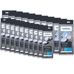 10xSiemens EQ.series Pflegeset Entkalker TZ80002A & Reinigungstabletten TZ80001A