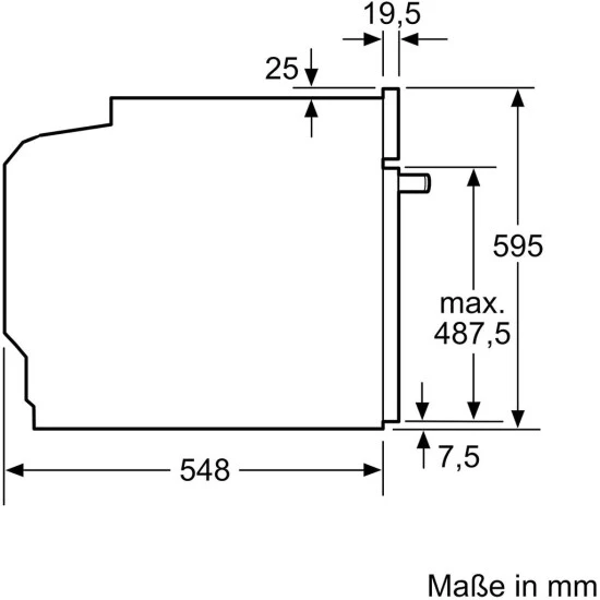 Siemens HR574ABR0 Einbaubackofen 71L CookControl10 Elektronik-Uhr EEK: A 8 Siemens HR574ABR0 Einbaubackofen 71L CookControl10 Elektronik-Uhr EEK: A – Bild 6