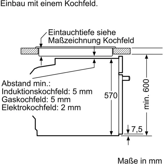 Siemens HR574ABR0 Einbaubackofen 71L CookControl10 Elektronik-Uhr EEK: A 10 Siemens HR574ABR0 Einbaubackofen 71L CookControl10 Elektronik-Uhr EEK: A – Bild 8
