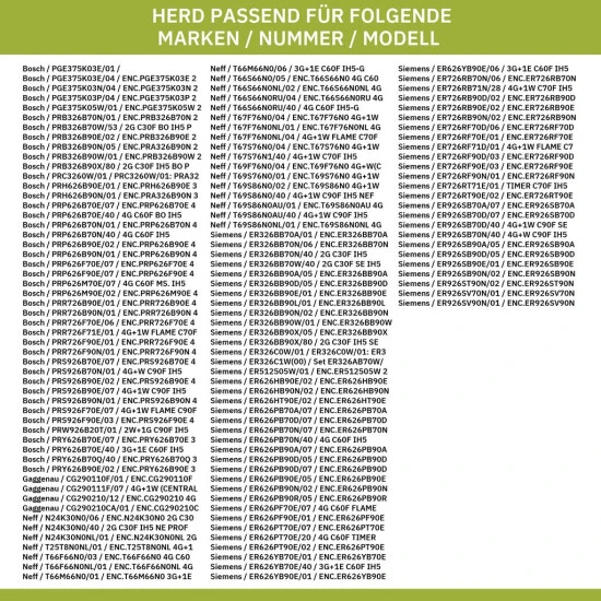 Brennerring SIEMENS 00425508 72mmØ Für Normalbrenner Gaskochfeld 5 Brennerring SIEMENS 00425508 72mmØ Für Normalbrenner Gaskochfeld – Bild 3