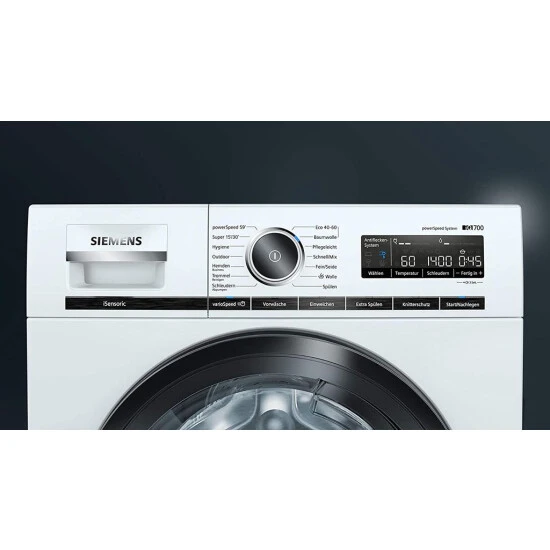 Siemens WM14VMA3 IQ700 Waschmaschine / 9kg / A / 1400 U/min / Outdoor-Programm / AntiFlecken-System / SpeedPack XL Waschen 8 Siemens WM14VMA3 IQ700 Waschmaschine / 9kg / A / 1400 U/min / Outdoor-Programm / AntiFlecken-System / SpeedPack XL Waschen – Bild 6