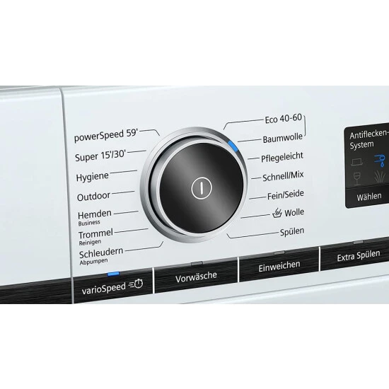 Siemens WM14VMA3 IQ700 Waschmaschine / 9kg / A / 1400 U/min / Outdoor-Programm / AntiFlecken-System / SpeedPack XL Waschen 9 Siemens WM14VMA3 IQ700 Waschmaschine / 9kg / A / 1400 U/min / Outdoor-Programm / AntiFlecken-System / SpeedPack XL Waschen – Bild 7