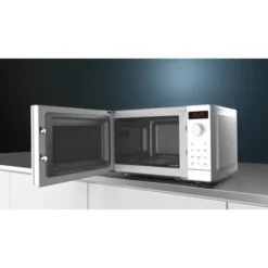 Siemens FF023LMW0 IQ300 Mikrowelle, 44 X 26 Cm, 800 Watt, Drehteller 27 Cm, Türanschlag Links, CookControl7 Automatikprogramme, Favoritentaste -Siem Kuchenartikel Verkaufsladen unnamed file 912