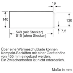 Siemens BI630ENS1 Wärmeschubladen - Edelstahl / Schwarz -Siem Kuchenartikel Verkaufsladen unnamed file 969